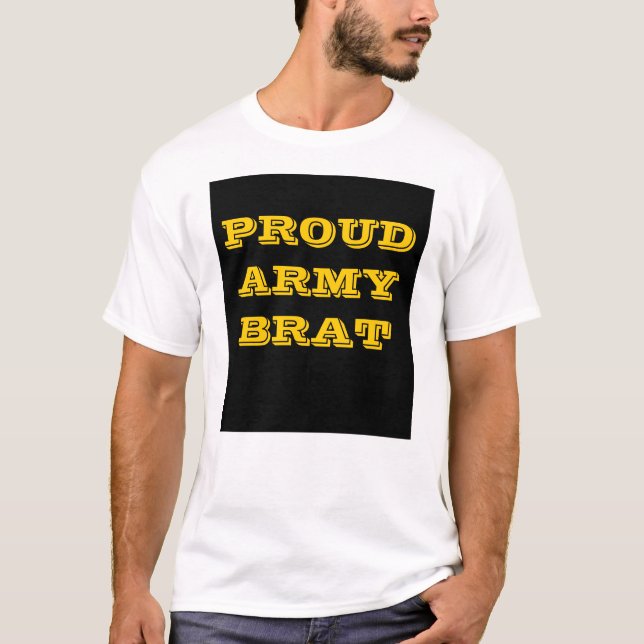 T-shirt Fier Brat de l'armée (Devant)
