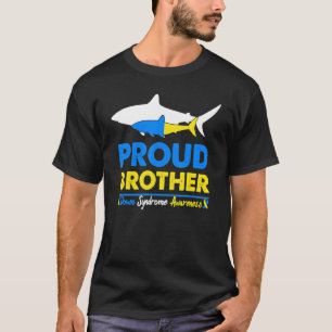 T-shirt Fier Brother World Down Syndrome de la journée de 