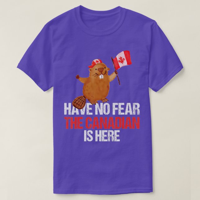 T-shirt Fier Canadien Fabriqué Au Canada Maple Leaf Drapea (Design devant)