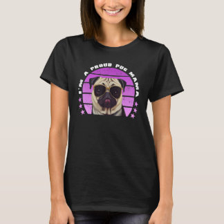 T-shirt Fier Carlin Mama Vintage coucher de soleil néerlan
