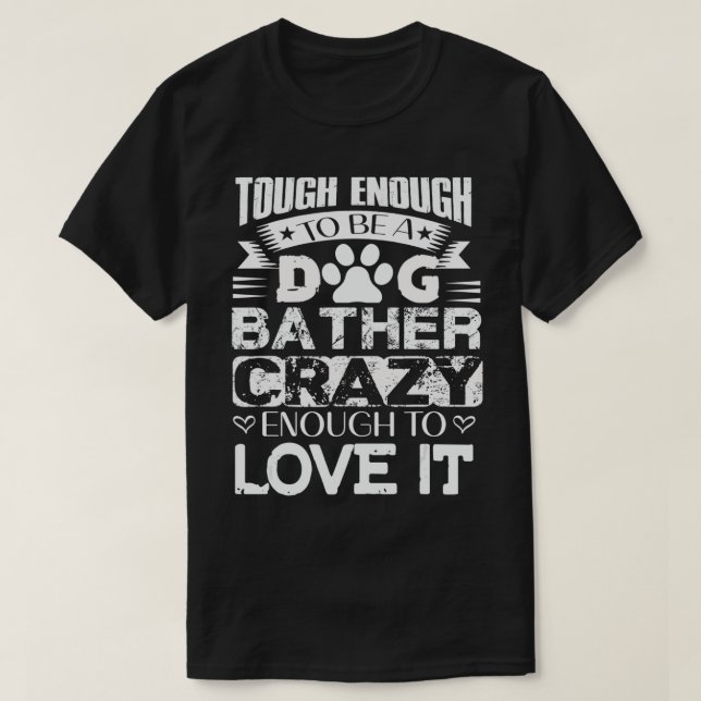T-shirt Fier Chien Bather Citations Inspirationnelles Drôl (Design devant)