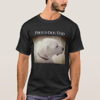 Fier Chien Papa mignon Blanc Labrador Mix Profil d