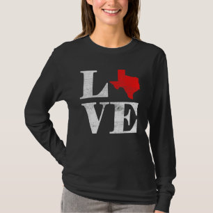 T-shirt Fier citoyen américain Drapeau de l'État Carte du