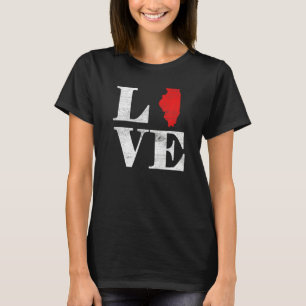 T-shirt Fier citoyen américain Drapeau de l'État Territoir