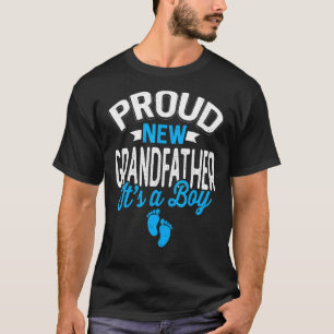 T-shirt Fier Cool Fier Nouveau Grand-Père C'est un garçon