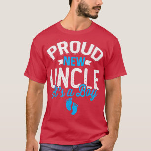 T-shirt Fier Cool Fier Nouveau Oncle C'est un garçon Genre