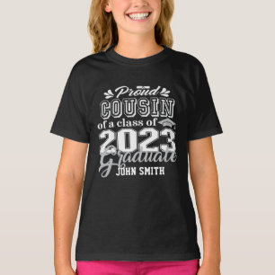 T-shirt Fier COUSIN d'une classe de 2023 Graduate Moderne