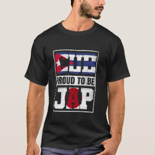 T-shirt Fier Cubain Japonais Mélange Cuba et le Japon Patr