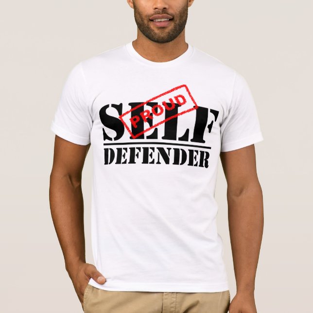 T-shirt fier de défenseur d'individu (Devant)