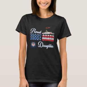 T-shirt Fier de la Garde côtière américaine Fille de la fa