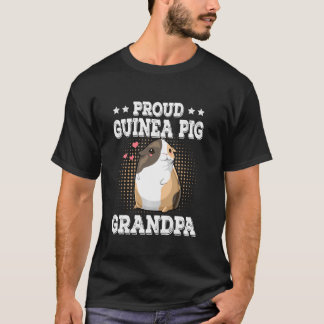 T-shirt Fier de la Guinée Pig Grand-père Funny Guinée Pig