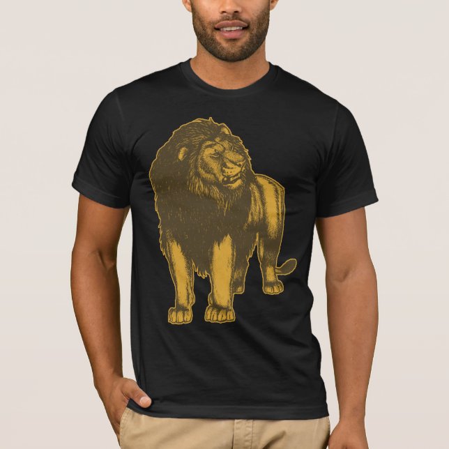 T-shirt fier de lion (Devant)
