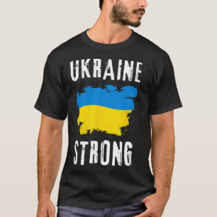T-shirt Fier de l'Ukraine Drapeau Ukrainien Fierté Vintage