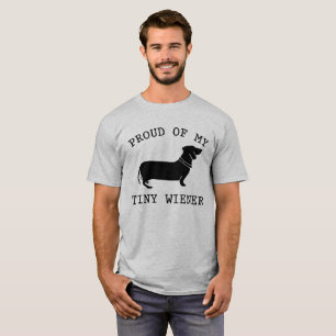 T-shirt Fier de ma petite citation de Dachshund drôle Wie