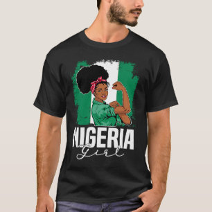 T-shirt Fier de mes racines nigérianes Nigeria BHM BLM Fie