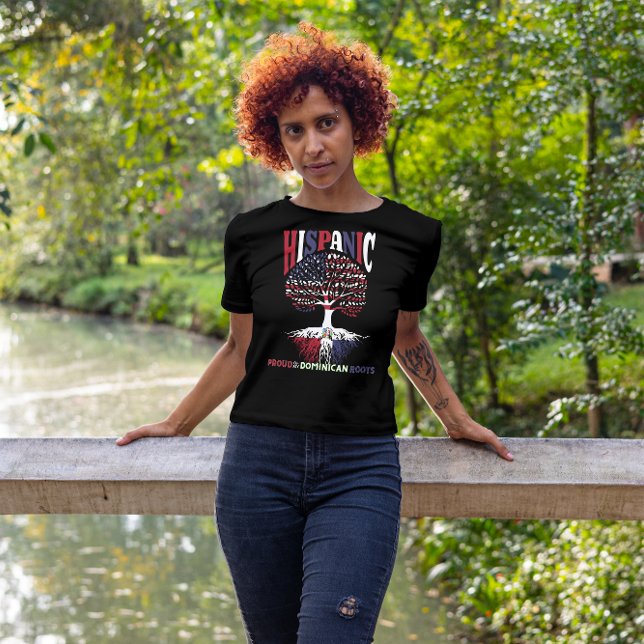 T-shirt Fier de mes racines républicaines dominicaines his (Créateur téléchargé)