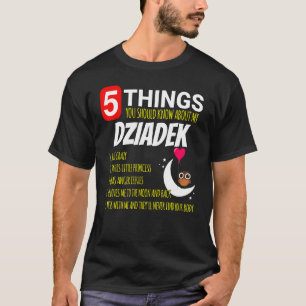 T-shirt Fier de mon grand-père 5 choses que vous devriez s