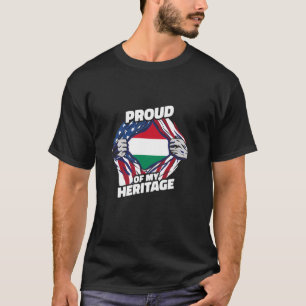 T-shirt Fier de mon patrimoine - Amérique hongroise patrio