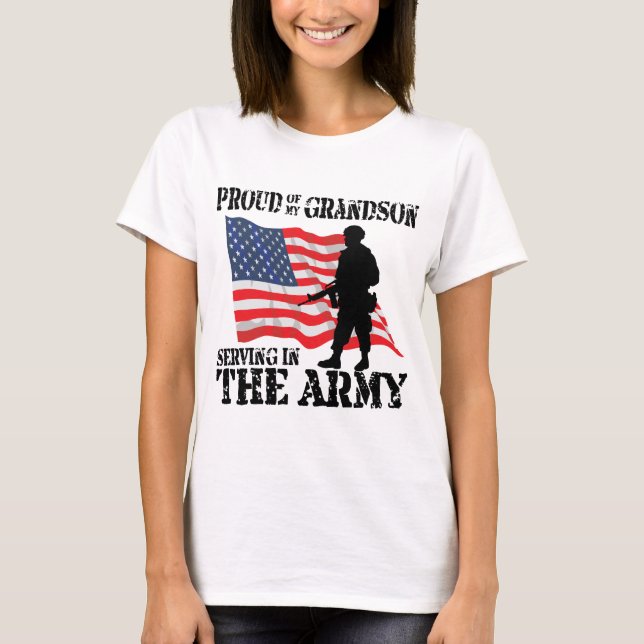 T-shirt Fier de mon petit-fils (Devant)