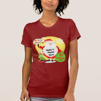 T-shirt fier de photo de Noël de maman/grand-maman