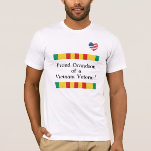 T-shirt fier de vétéran du Vietnam de petit-fils