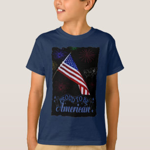 T-shirt fier d'être Américain