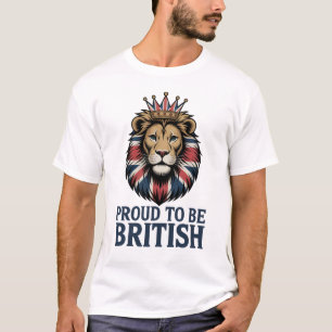 T-shirt Fier d'être britannique