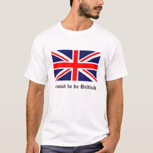 T-shirt Fier d'être britannique