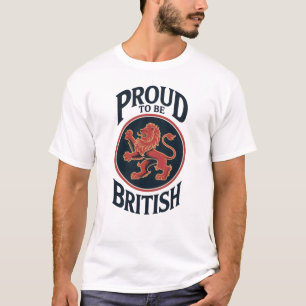 T-shirt Fier d'être Britannique