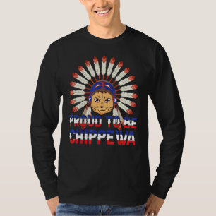T-shirt Fier D'Être Chippewa Native Local Cat American Fla