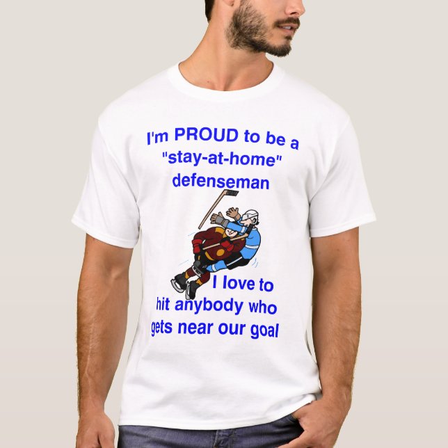 T-shirt Fier d'être d-man de séjour à la maison (Devant)