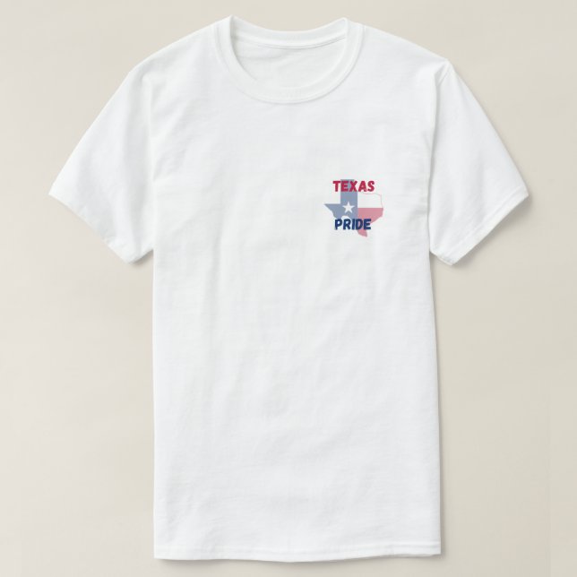 T-shirt Fier d'être du Texas (Design devant)