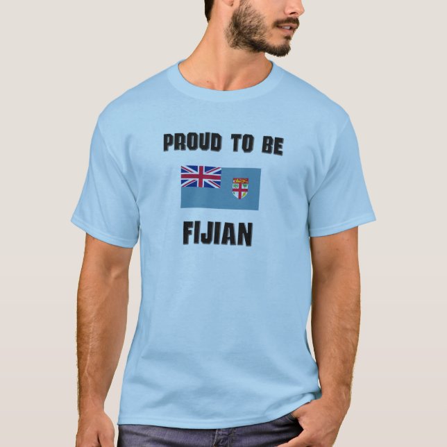 T-shirt Fier d'être FIJIAN (Devant)