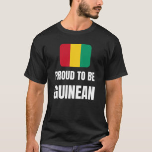T-shirt Fier d'être guinéen