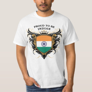 T-shirt Fier d'être indien