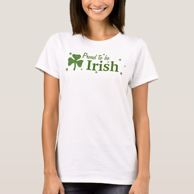 T-shirt Fier d'être irlandais ! (Devant)