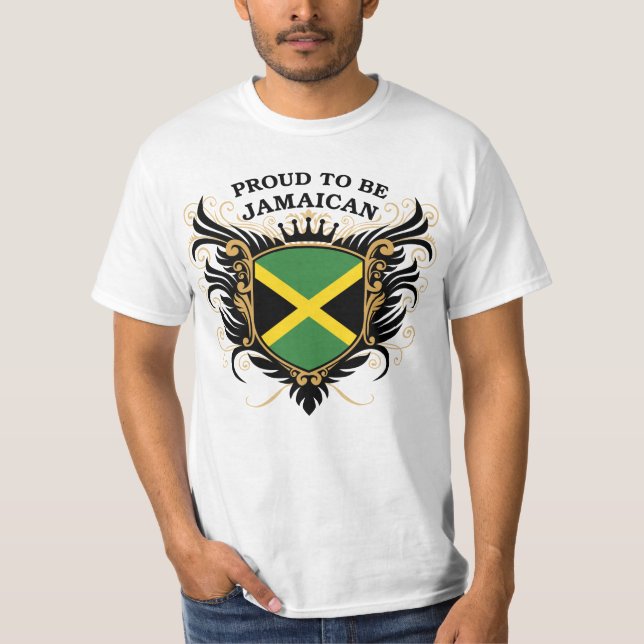 T-shirt Fier d'être jamaïcain (Devant)