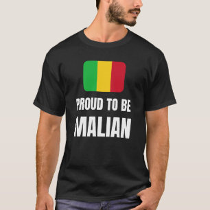 T-shirt Fier d'être malien