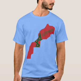 T-shirt fier d'etre marocain