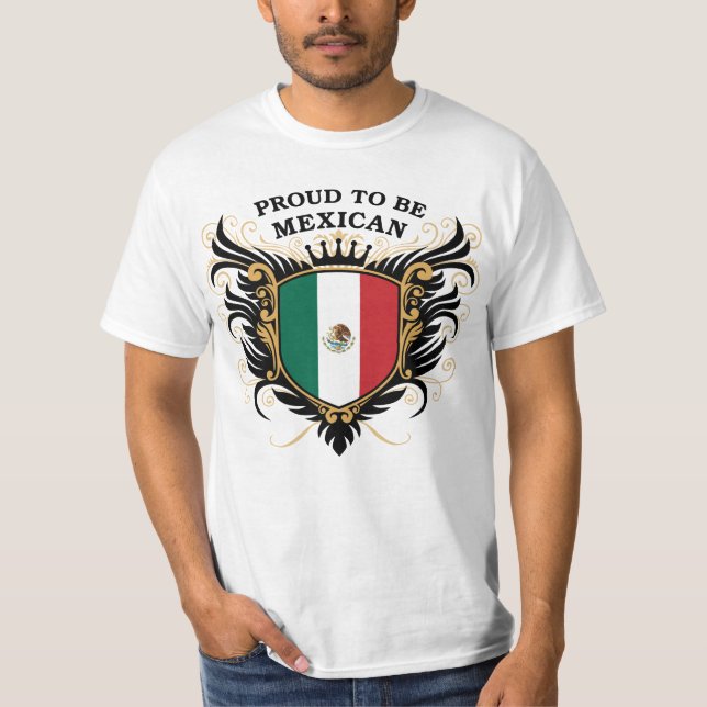 T-shirt Fier d'être mexicain (Devant)