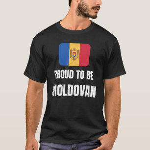 T-shirt Fier d'être moldave