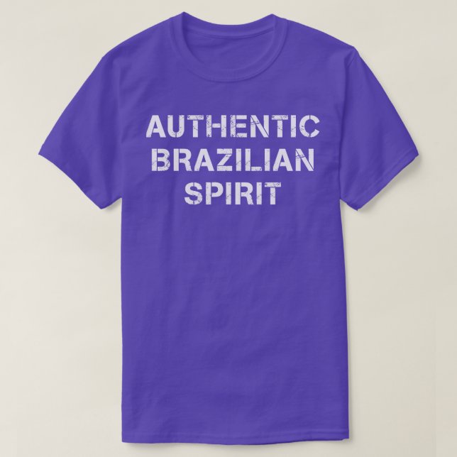 T-shirt Fier d'être né au Brésil (Design devant)