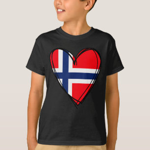 T-shirt Fier d'être papa norvégien maman garçon enfant coo