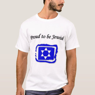 T-shirt Fier d'être pièce en t juive