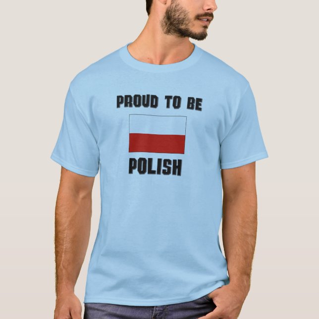 T-shirt Fier D'Être POLONAIS (Devant)