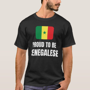 T-shirt Fier d'être sénégalais