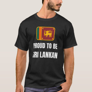 T-shirt Fier d'être Sri Lankais
