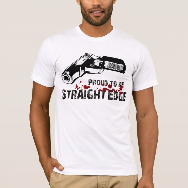 T-shirt Fier d'être sXe (Devant)