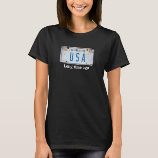 T-shirt Fier d'être un Américain né aux Etats-Unis Licence