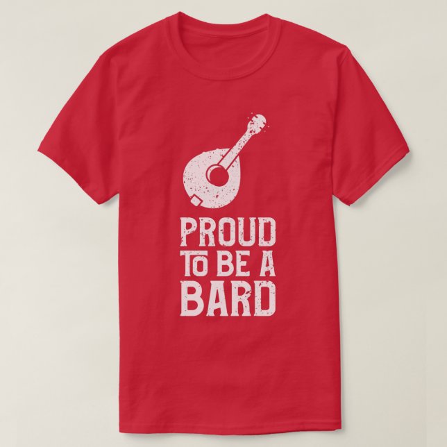 T-shirt Fier D'Être Un Blanc Barde (Design devant)